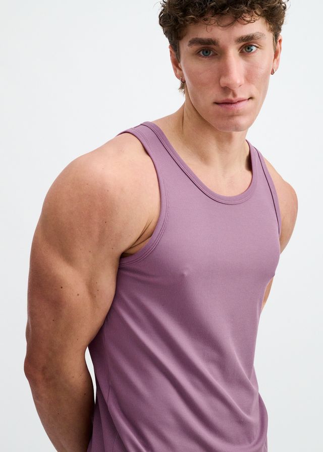 ST33LE Rib Modal Tank - Grape