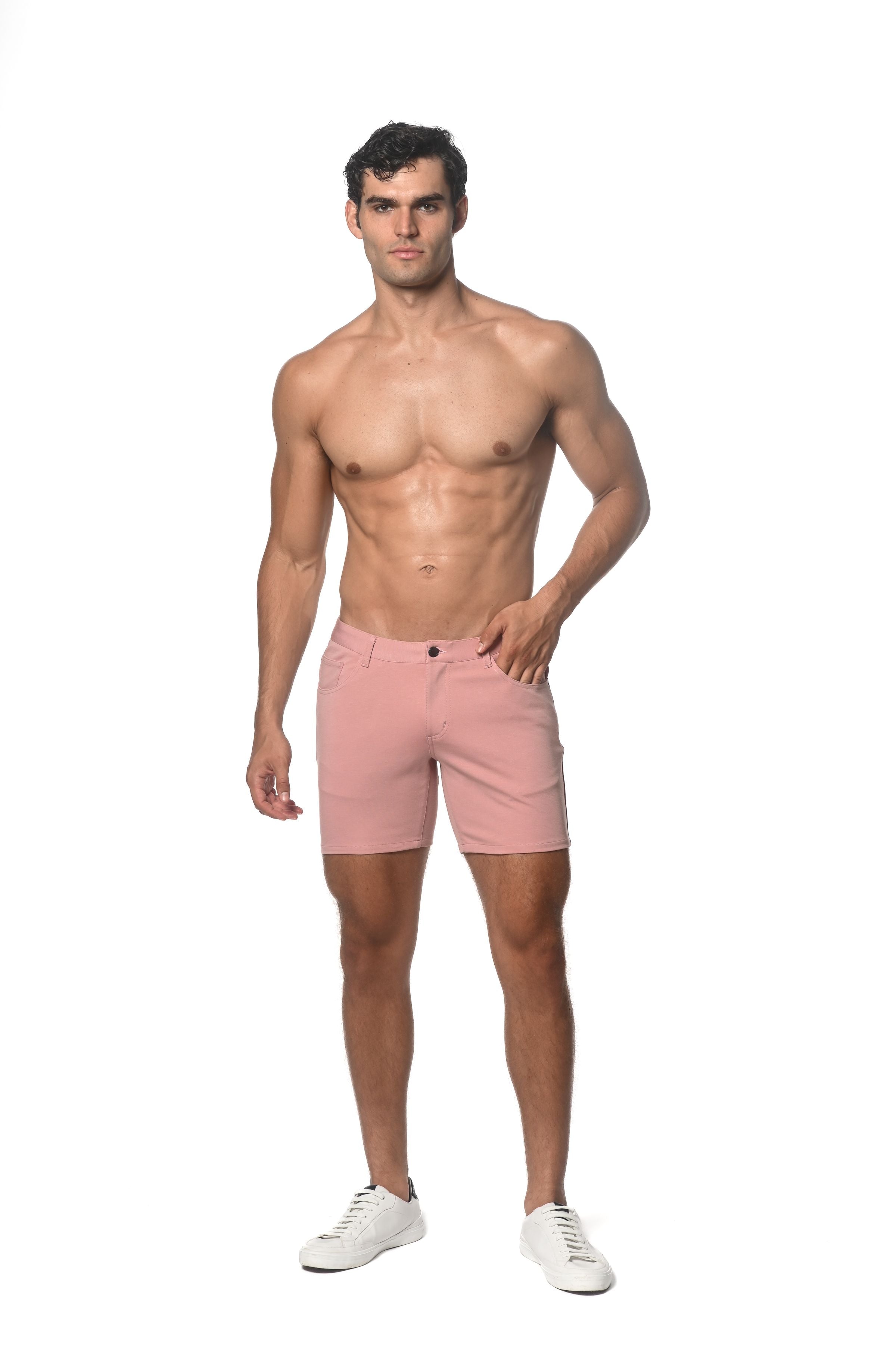 PANTALÓN CORTO DE PUNTO ELÁSTICO
