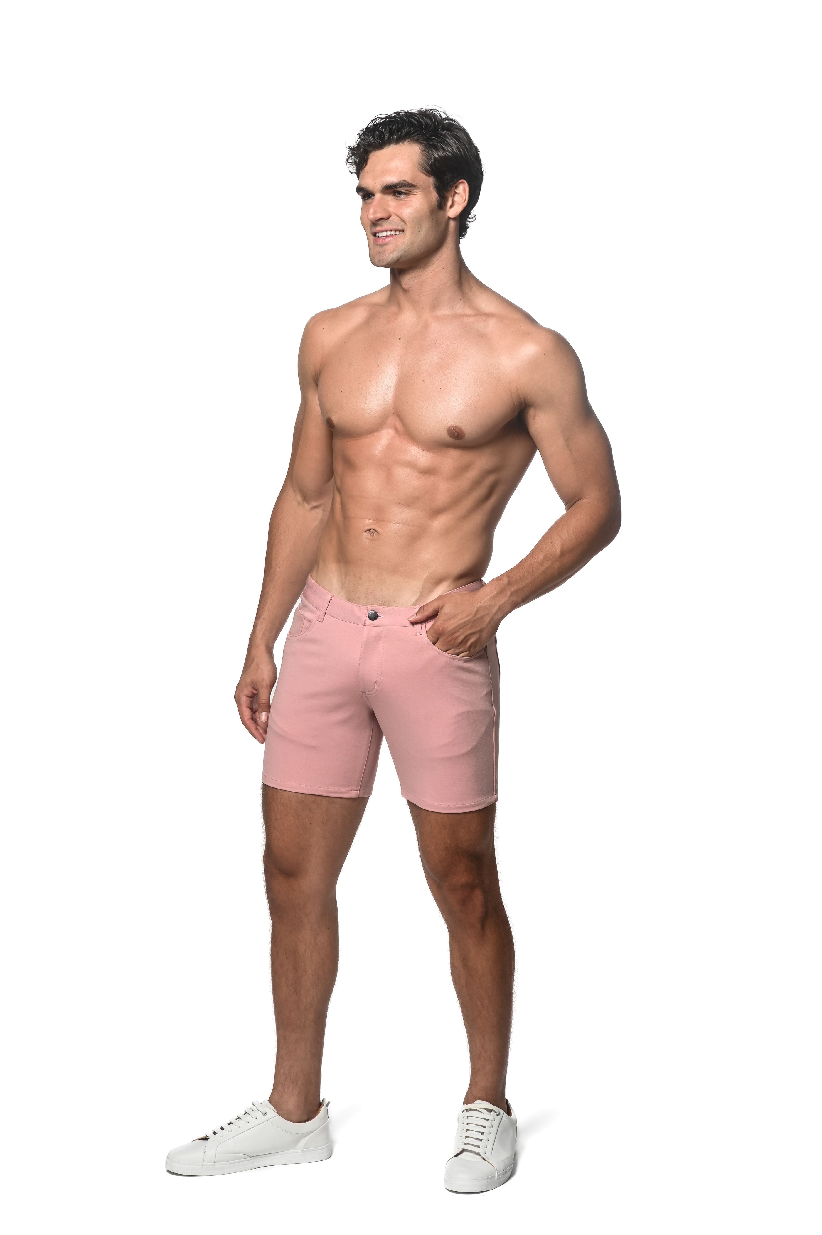 PANTALÓN CORTO DE PUNTO ELÁSTICO