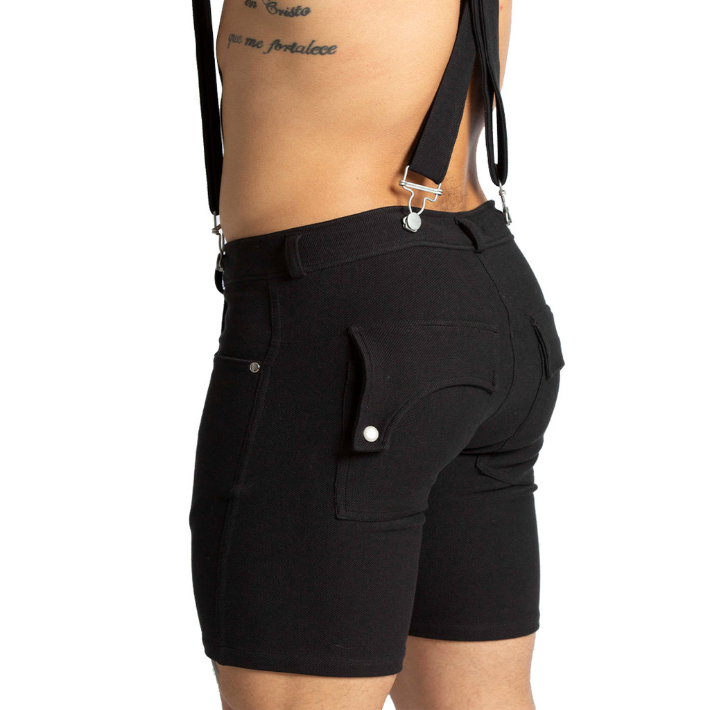 Suspenders Black Short by Gigo Underwear - Suspenders Black Short | Mens underwear by GIGO Underwear