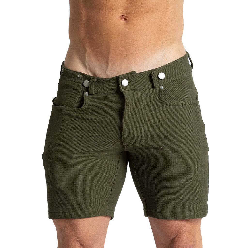Suspenders Green Short by Gigo Underwear - Suspenders Green Short | Mens underwear by GIGO Underwear