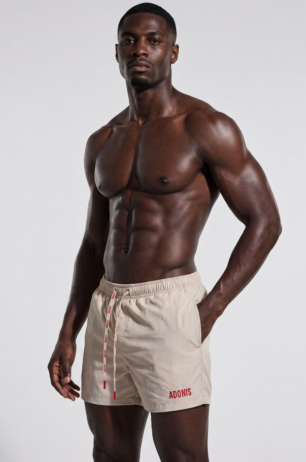 Adonis by Kyhry Men's Sandstone Swim Shorts