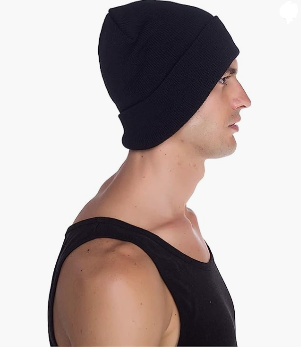Beanie mit Flaggenaufnäher „Kalifornien-Republik“ aus 3M Thinsulate – Designer-Kopfbedeckung für Herren
