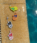 CA-RIO-CA logo shape EVA foam floating keychain boat key tag