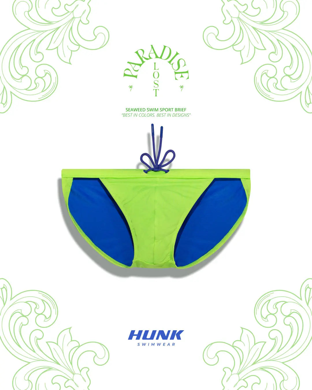 Seaweed Swim Sport Brief - DealByEthan.gay loves HUNK Menswear