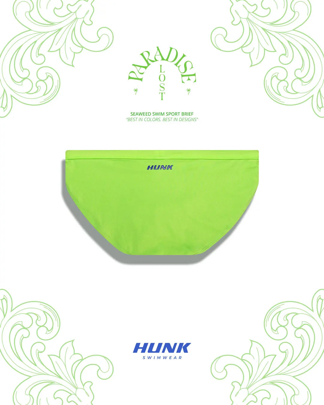Seaweed Swim Sport Brief - DealByEthan.gay loves HUNK Menswear