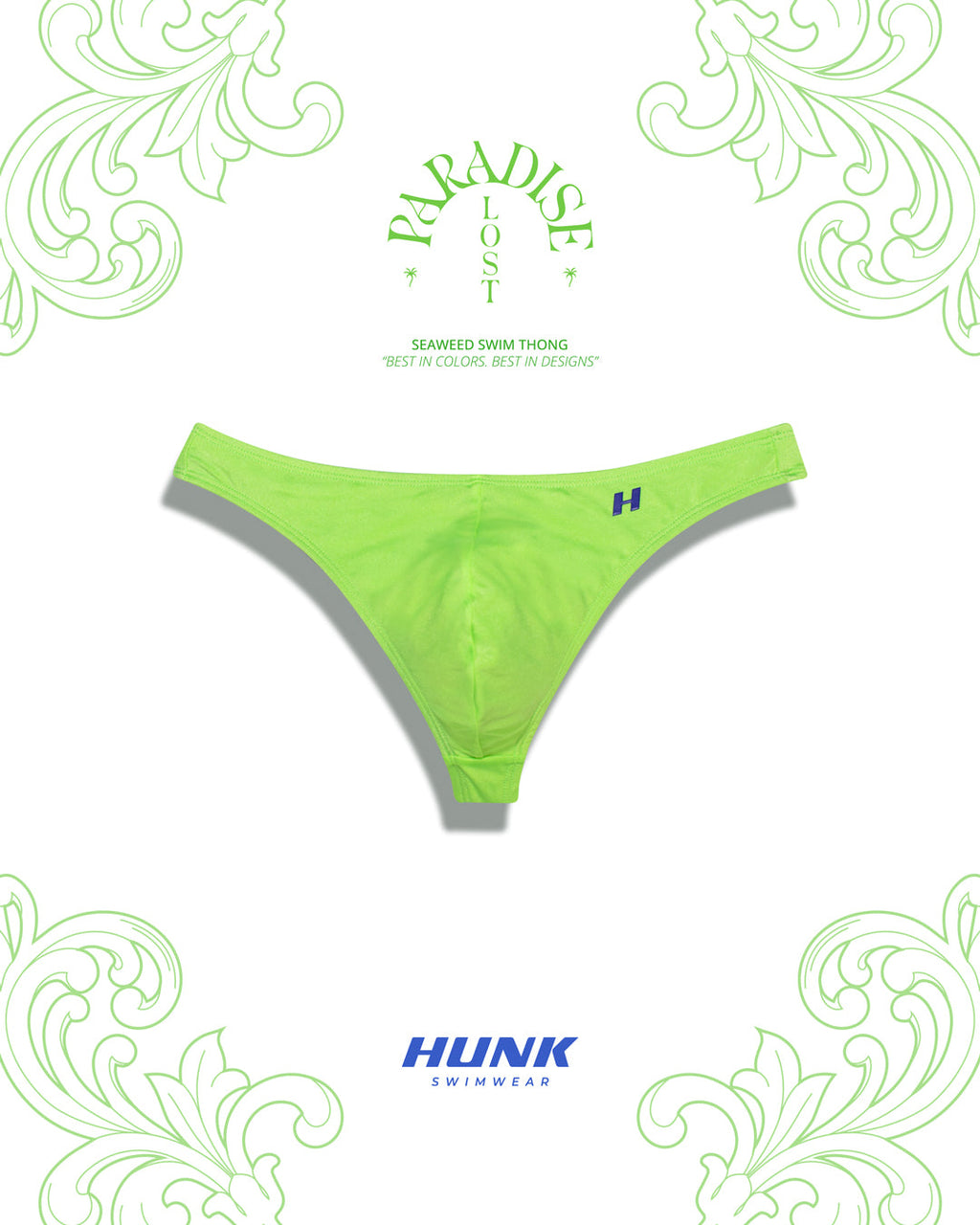 Seaweed Swim Thong - DealByEthan.gay loves HUNK Menswear