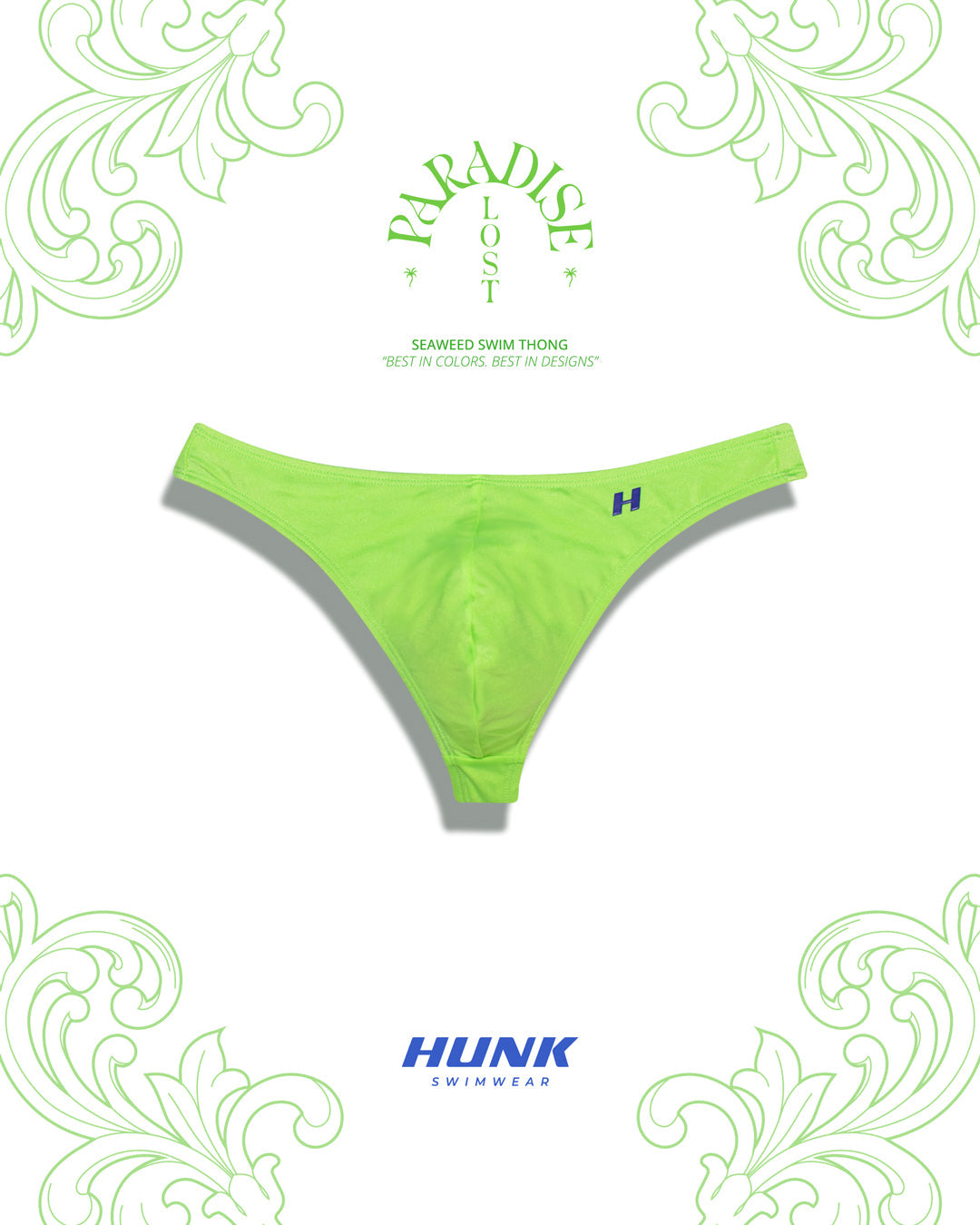 Seaweed Swim Thong - DealByEthan.gay loves HUNK Menswear