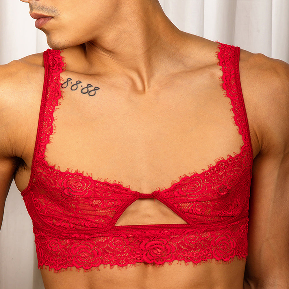 Secret Male SMA013 Low Cut Bra - DealByEthan.gay loves Secret Male