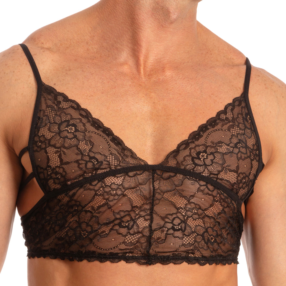 Secret Male SMA018 Lacey Crop Top - DealByEthan.gay loves Secret Male