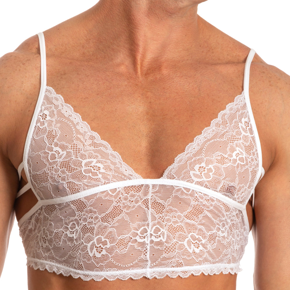 Secret Male SMA018 Lacey Crop Top - DealByEthan.gay loves Secret Male