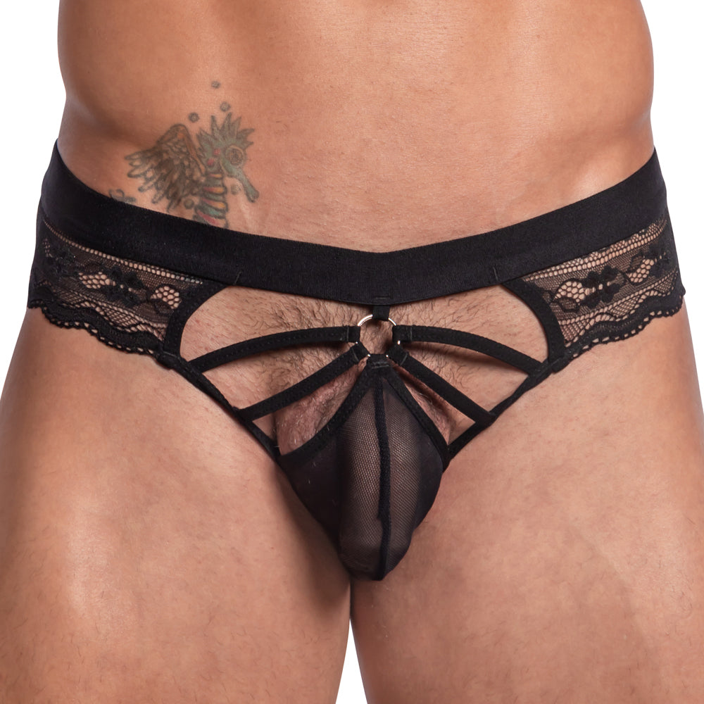 Secret Male SMI053 Steel Ring Sheer Bikini - DealByEthan.gay loves Secret Male