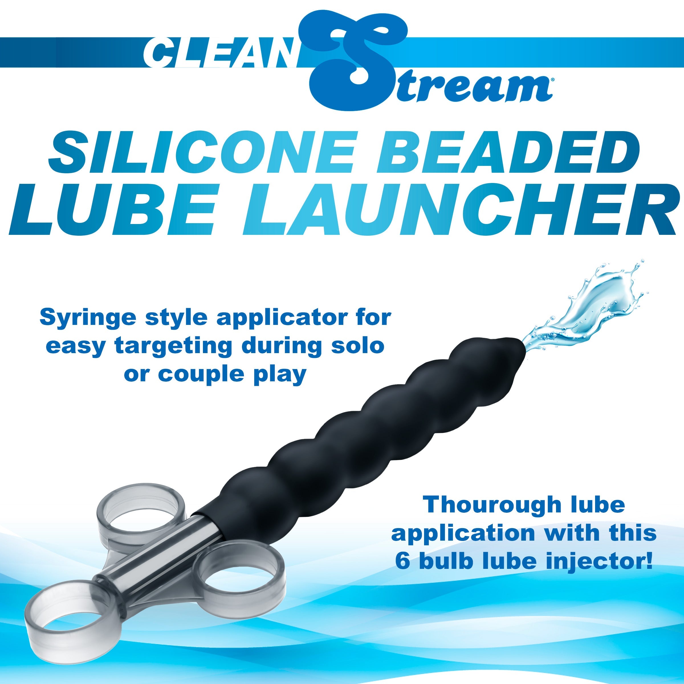 Lanzador de lubricante con perlas de silicona
