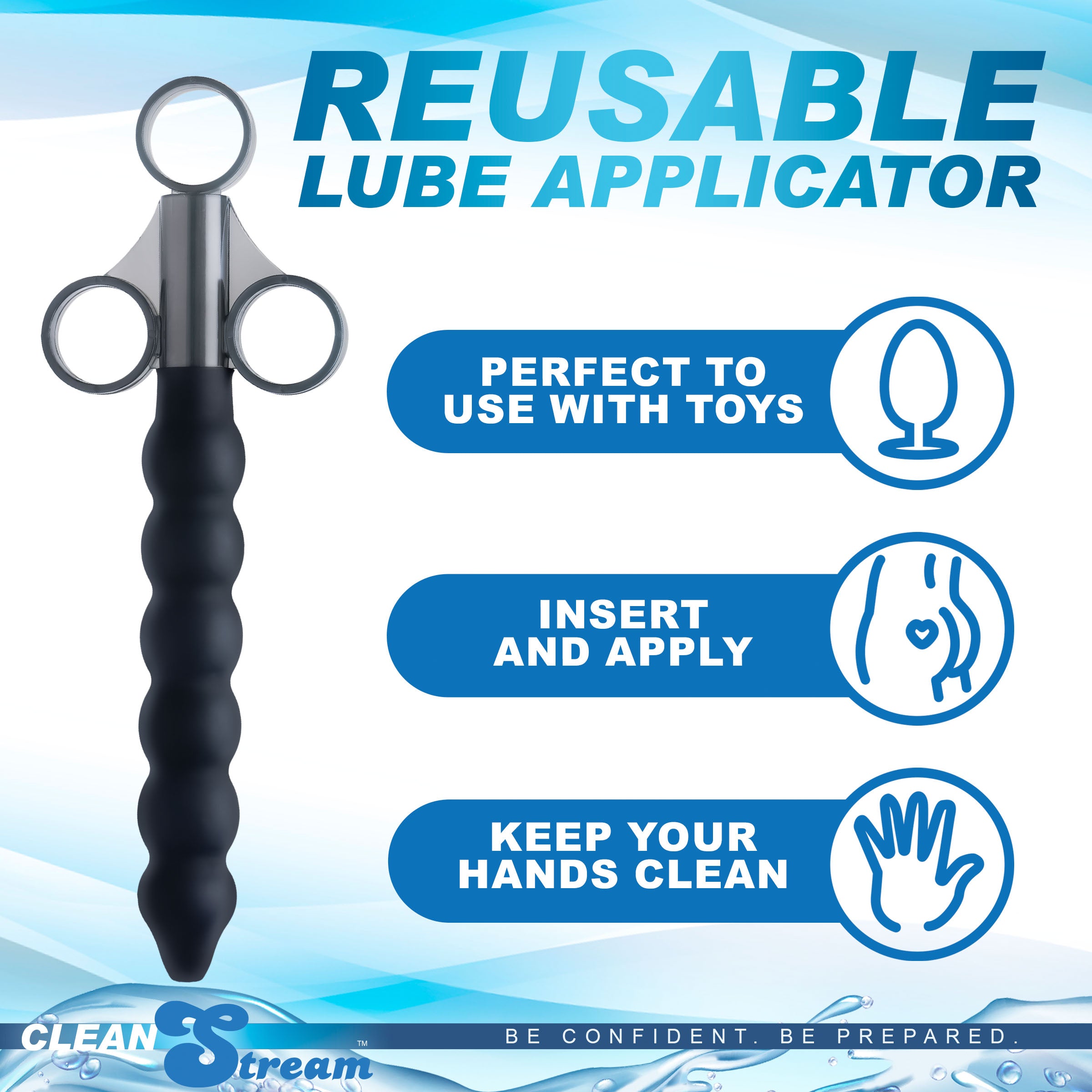 Lanzador de lubricante con perlas de silicona