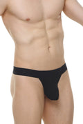 PetitQ Men's Slingshot Thong Modal Black