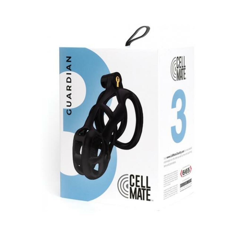 Sport Fucker Cellmate Guardian Chastity Cage - Size 3 Black - DealByEthan.gay loves Sport Fucker