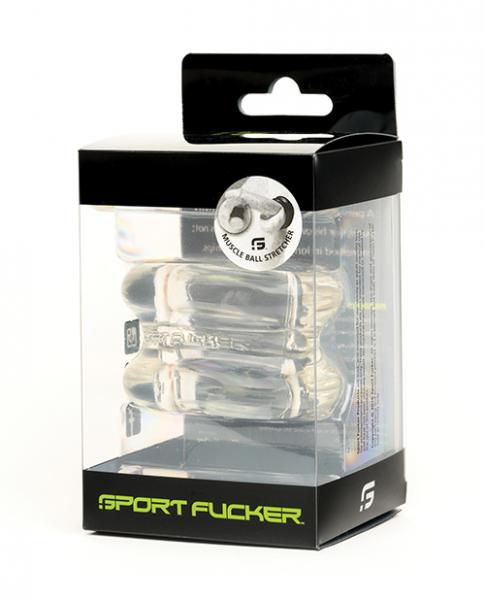 Sport Fucker Muscle Ball Stretcher - Clear - DealByEthan.gay loves Sport Fucker