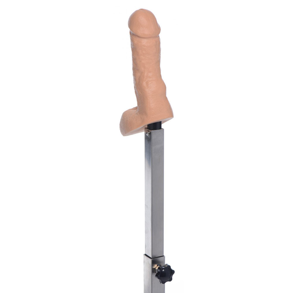 Empalador anal en cuclillas con barra separadora y esposas