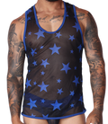 Star Blue Tank by Gigo Underwear