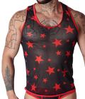Star Red Tank by Gigo Underwear