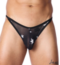 Star White G String by Gigo Underwear
