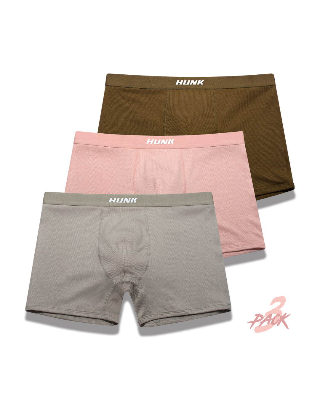 Paquete de 3 bóxers Stoneblush 