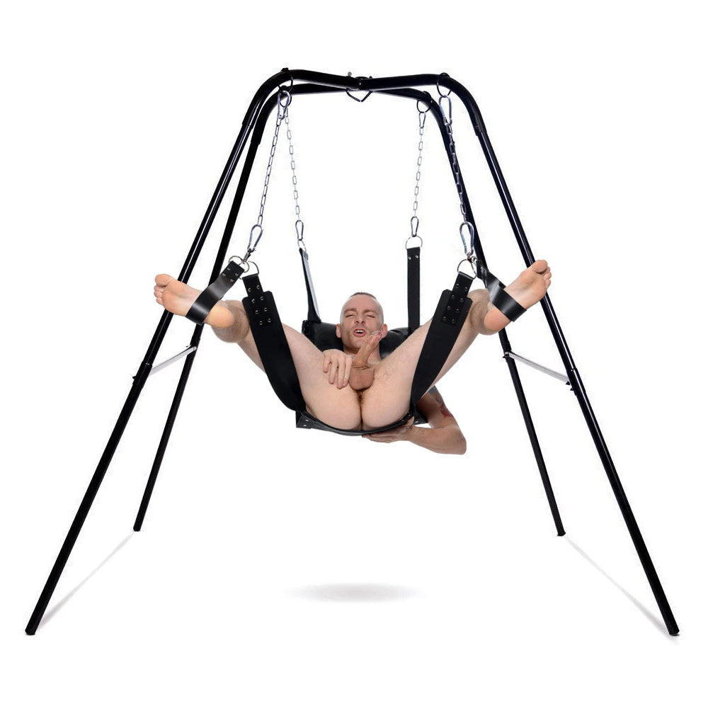 Strict Leather Sling w/ Stirrups and Pillow - DealByEthan.gay loves Strict Leather