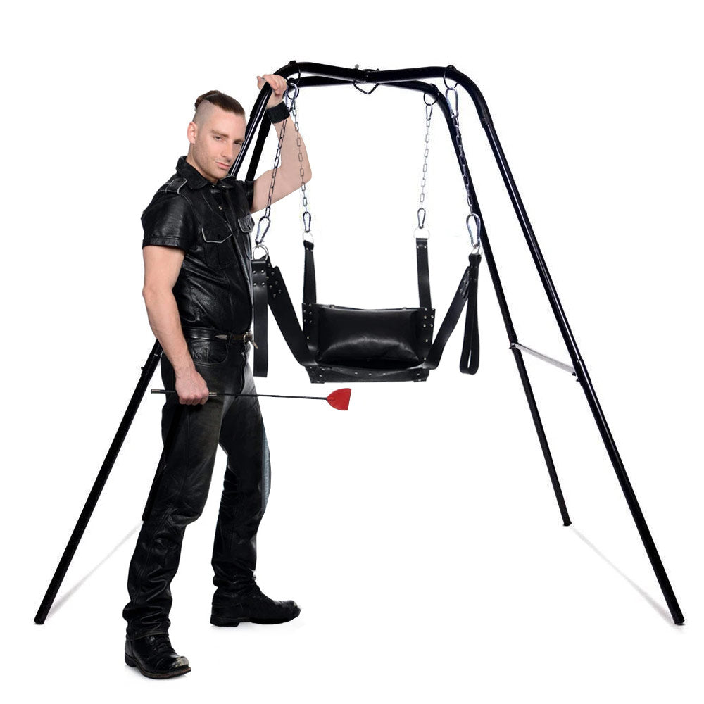 Strict Leather Sling w/ Stirrups and Pillow - DealByEthan.gay loves Strict Leather