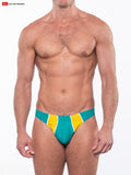 Go Softwear 4502 Men's Tuscany 'Buns' Bikini Swim - Sea Green