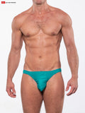 Go Softwear 4556 Men's Tuscany Bikini Swim w/C-Ring - Sea Green