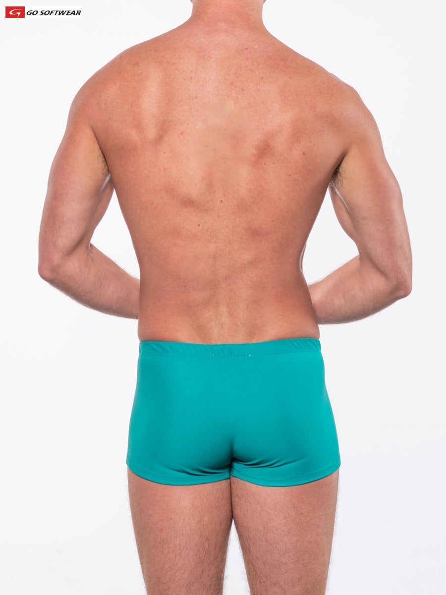 Go Softwear 4548 Men's Tuscany Sq-Cut Swim - Sea Green