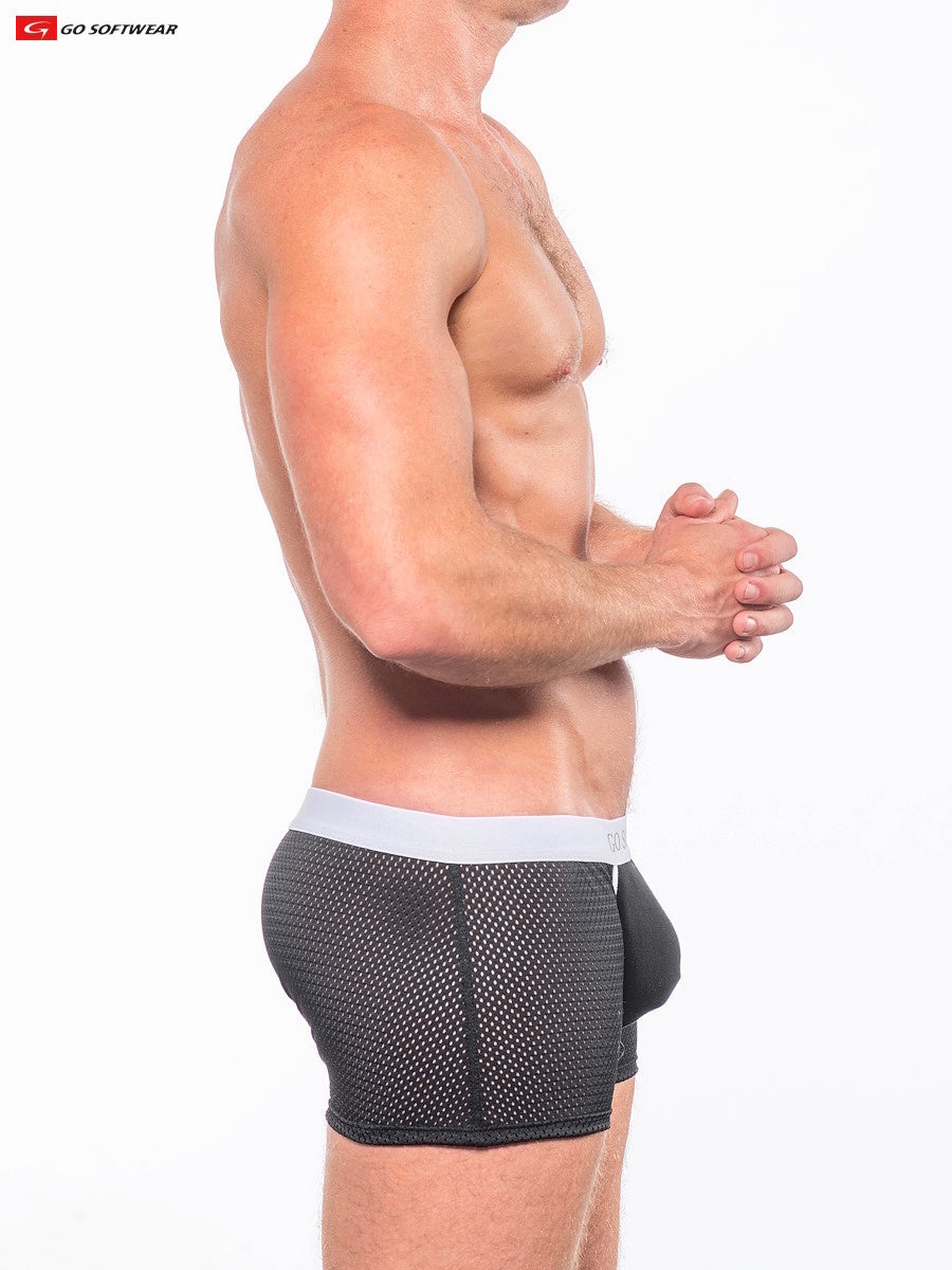 Go Softwear 2763 Men's Sport Pouch Enhancer Trunk (Non-Padded) - Black