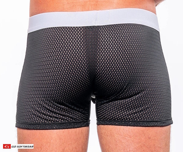 Go Softwear 2763 Men's Sport Pouch Enhancer Trunk (Non-Padded) - Black