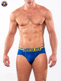AMERICAN JOCK 8021 Men's Gym 3" Hip Brief - Olympian Blue
