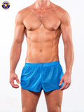AMERICAN JOCK 8024 Men's Skins 6 Â½â€ Running Short - Olympian Blue