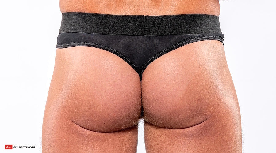 Go Softwear 9502 Men's Skins Thong - Black