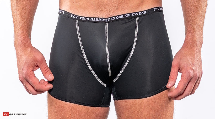 Go Softwear 9508 Men's Skins Trunk Thong - Black