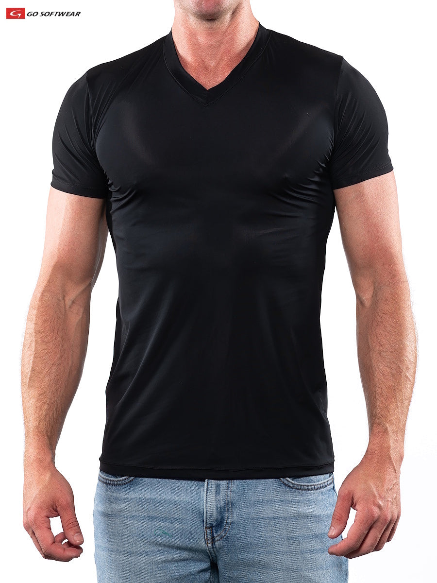 Go Softwear 9507 Men's Skins V-Tee - Black