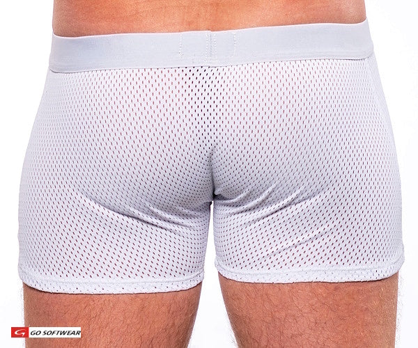 Go Softwear 2763 Men's Sport Pouch Enhancer Trunk (Non-Padded) - White