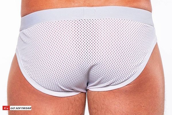 Go Softwear 2771 Men's Sport Super Boost Padded Front Pouch Brief (33% more padding) - White