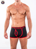 AMERICAN JOCK 8023 Men's Gym 7" Trunk - Black