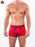 AMERICAN JOCK 8023 Men's Gym 7" Trunk - Ribbon Red