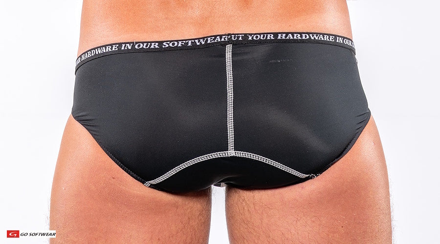 Go Softwear 9501 Men's Skins Hip Brief - Black