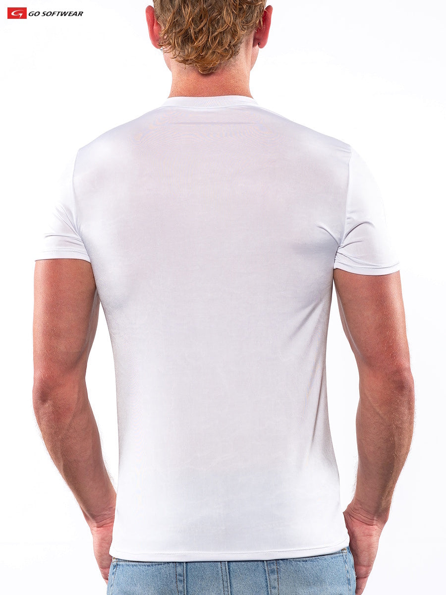 Go Softwear 9507 Men's Skins V-Tee - White