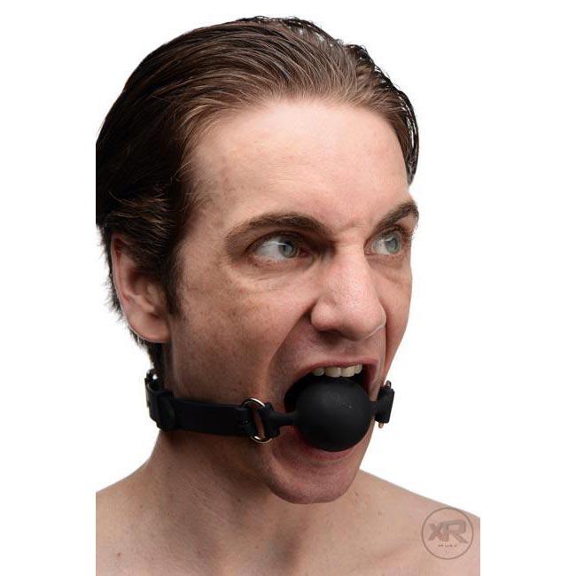 Mordaza de silicona con supresor facial