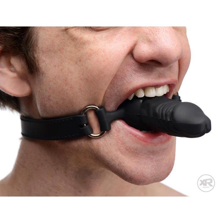 Mordaza de silicona con supresor facial