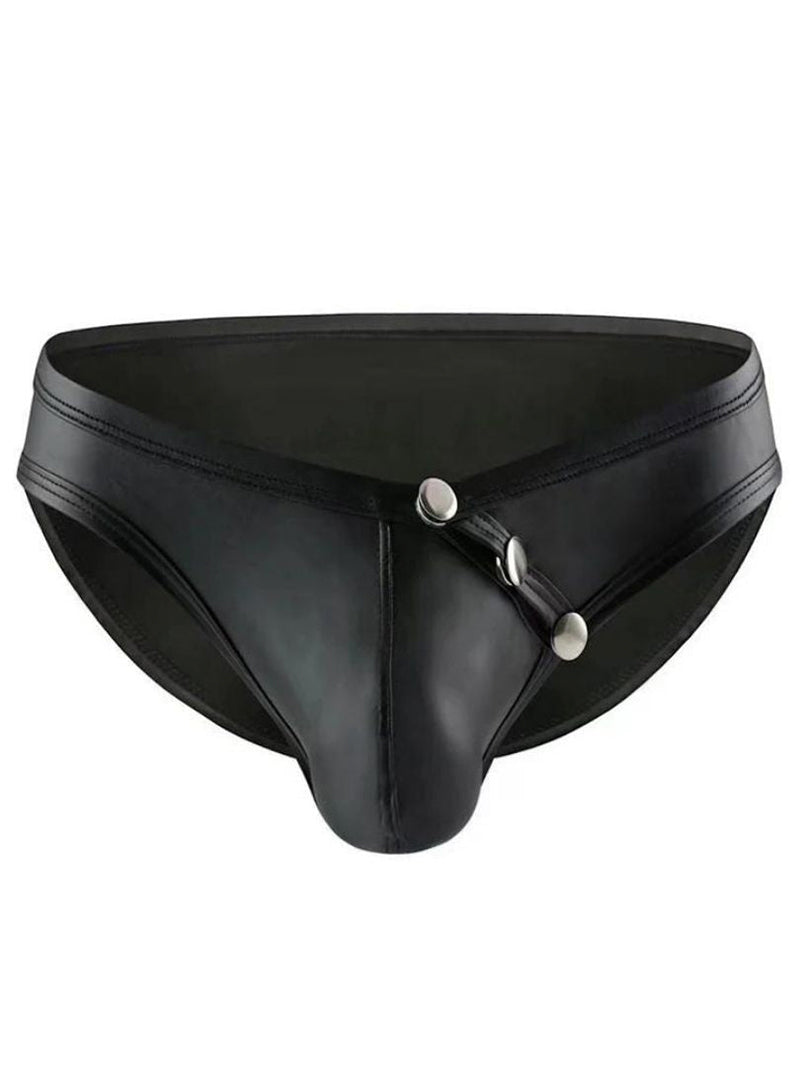 Tartarus Men's Side Buttons Brief Snap Underwear