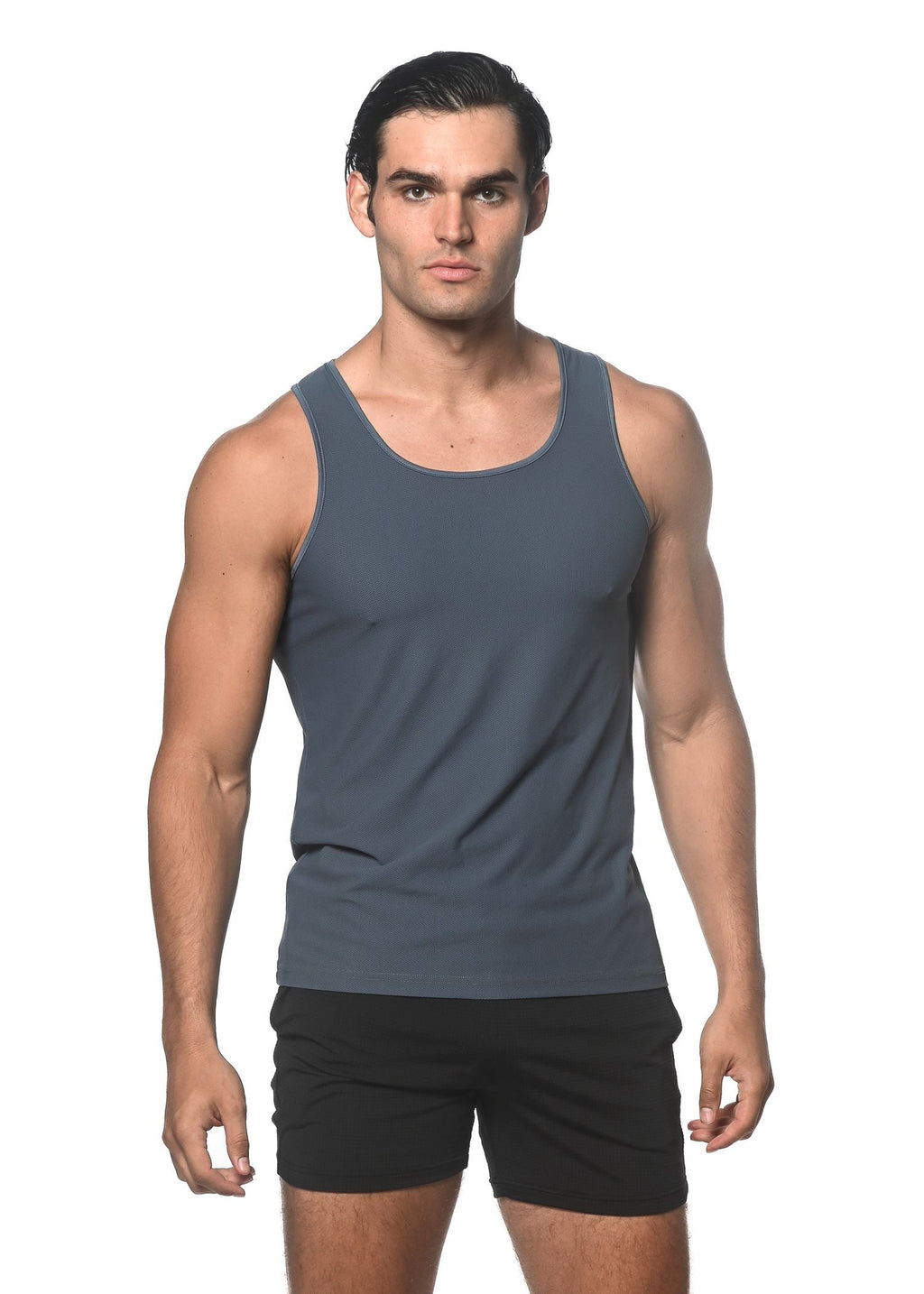 TEXTURED MESH PERFORMANCE TANK - DealByEthan.gay loves ST33LE