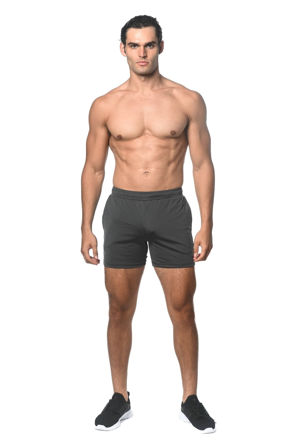 STRETCH-PERFORMANCE-SHORTS AUS STRUKTURIERTEM MESH