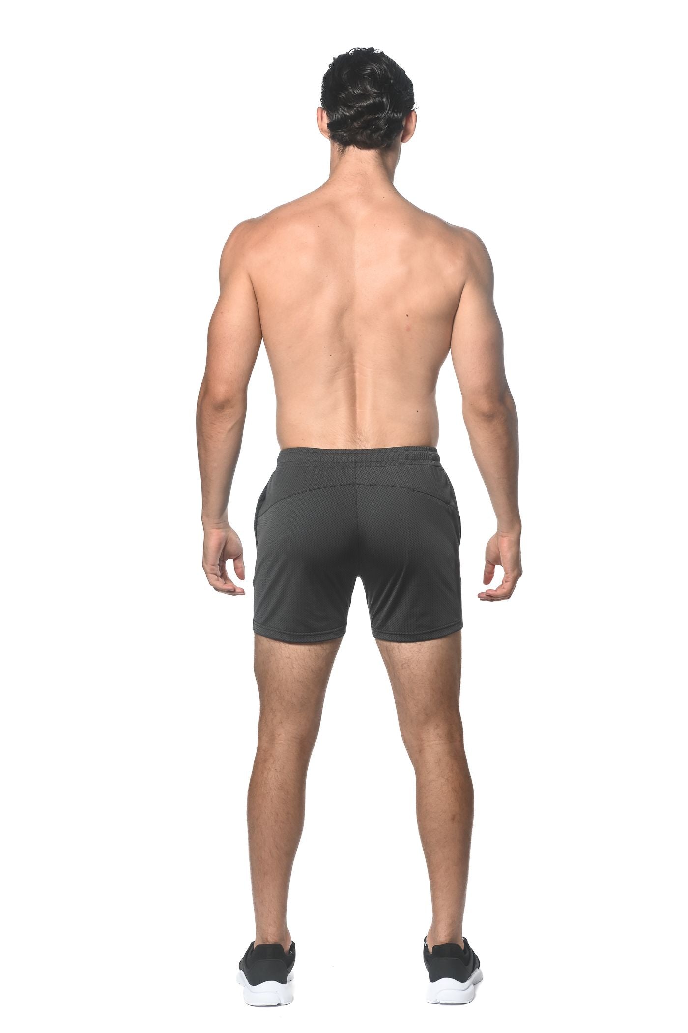 PANTALONES CORTOS DE ALTO RENDIMIENTO CON MALLA TEXTURIZADA Y ELÁSTICA